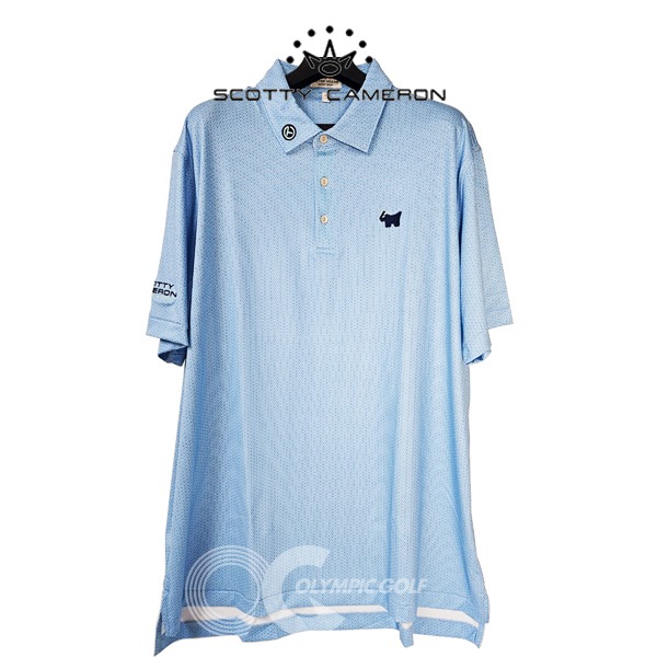 스카티카메론 남성 폴로셔츠 - 네이비뿔독 블루 티셔츠